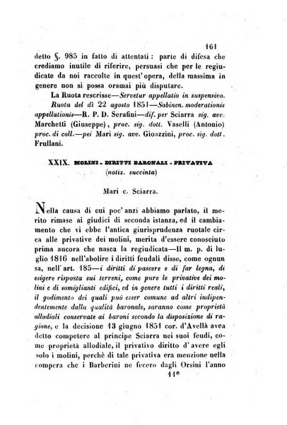 Giornale del Foro in cui si raccolgono le più importanti regiudicate dei supremi tribunali di Roma e dello Stato pontificio in materia civile