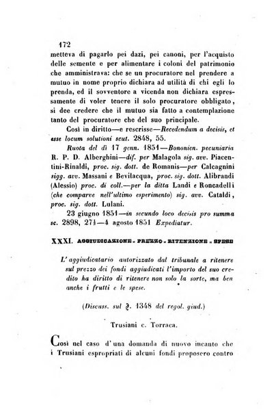 Giornale del Foro in cui si raccolgono le più importanti regiudicate dei supremi tribunali di Roma e dello Stato pontificio in materia civile