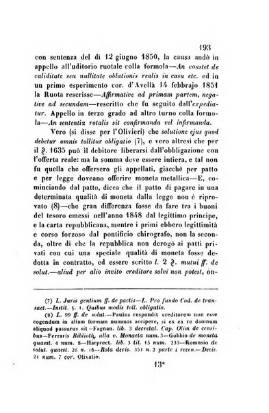 Giornale del Foro in cui si raccolgono le più importanti regiudicate dei supremi tribunali di Roma e dello Stato pontificio in materia civile