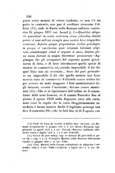 Giornale del Foro in cui si raccolgono le più importanti regiudicate dei supremi tribunali di Roma e dello Stato pontificio in materia civile