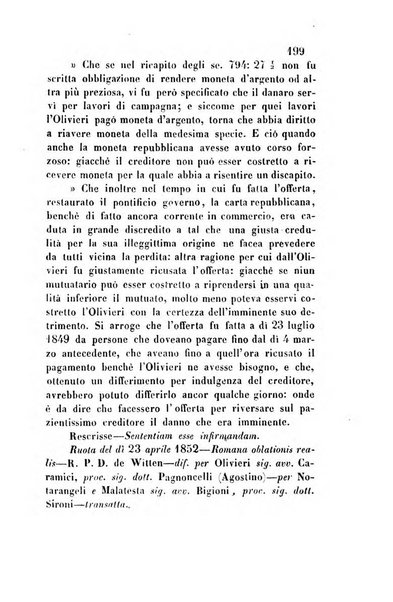 Giornale del Foro in cui si raccolgono le più importanti regiudicate dei supremi tribunali di Roma e dello Stato pontificio in materia civile