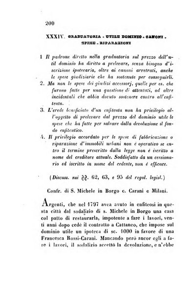 Giornale del Foro in cui si raccolgono le più importanti regiudicate dei supremi tribunali di Roma e dello Stato pontificio in materia civile