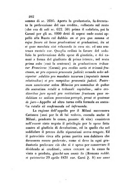 Giornale del Foro in cui si raccolgono le più importanti regiudicate dei supremi tribunali di Roma e dello Stato pontificio in materia civile