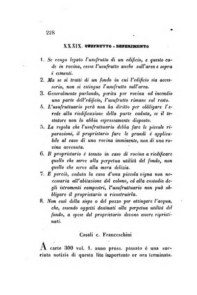 Giornale del Foro in cui si raccolgono le più importanti regiudicate dei supremi tribunali di Roma e dello Stato pontificio in materia civile