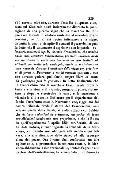 Giornale del Foro in cui si raccolgono le più importanti regiudicate dei supremi tribunali di Roma e dello Stato pontificio in materia civile