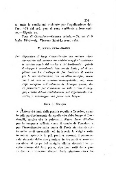 Giornale del Foro in cui si raccolgono le più importanti regiudicate dei supremi tribunali di Roma e dello Stato pontificio in materia civile