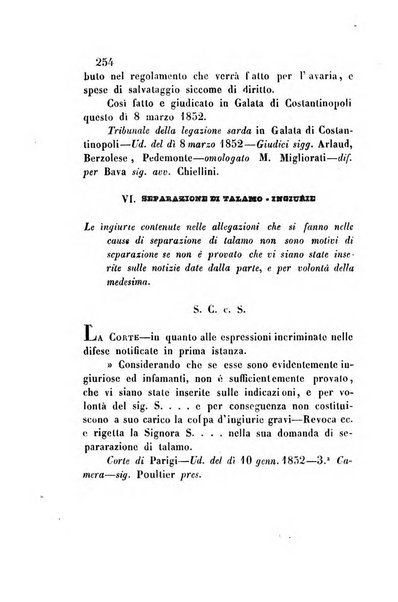 Giornale del Foro in cui si raccolgono le più importanti regiudicate dei supremi tribunali di Roma e dello Stato pontificio in materia civile