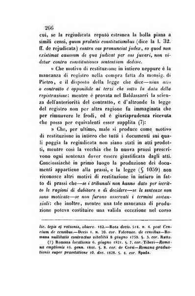 Giornale del Foro in cui si raccolgono le più importanti regiudicate dei supremi tribunali di Roma e dello Stato pontificio in materia civile