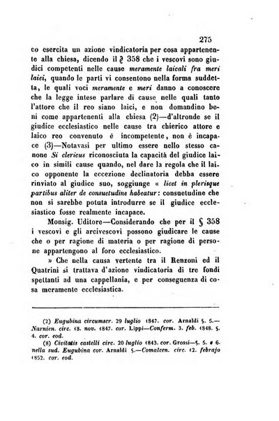 Giornale del Foro in cui si raccolgono le più importanti regiudicate dei supremi tribunali di Roma e dello Stato pontificio in materia civile