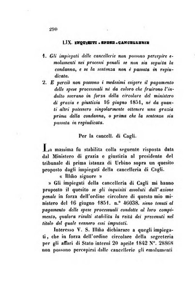 Giornale del Foro in cui si raccolgono le più importanti regiudicate dei supremi tribunali di Roma e dello Stato pontificio in materia civile