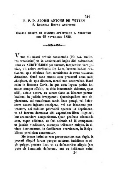 Giornale del Foro in cui si raccolgono le più importanti regiudicate dei supremi tribunali di Roma e dello Stato pontificio in materia civile