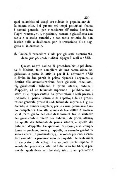 Giornale del Foro in cui si raccolgono le più importanti regiudicate dei supremi tribunali di Roma e dello Stato pontificio in materia civile