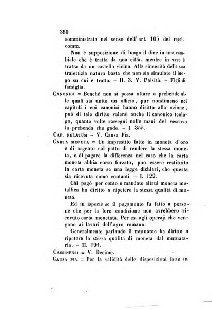 Giornale del Foro in cui si raccolgono le più importanti regiudicate dei supremi tribunali di Roma e dello Stato pontificio in materia civile