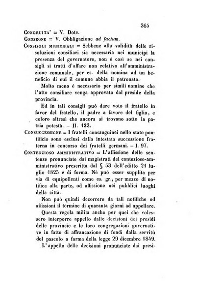 Giornale del Foro in cui si raccolgono le più importanti regiudicate dei supremi tribunali di Roma e dello Stato pontificio in materia civile