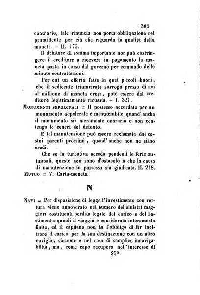 Giornale del Foro in cui si raccolgono le più importanti regiudicate dei supremi tribunali di Roma e dello Stato pontificio in materia civile