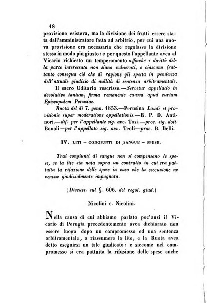 Giornale del Foro in cui si raccolgono le più importanti regiudicate dei supremi tribunali di Roma e dello Stato pontificio in materia civile