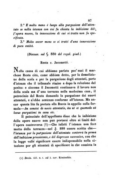 Giornale del Foro in cui si raccolgono le più importanti regiudicate dei supremi tribunali di Roma e dello Stato pontificio in materia civile