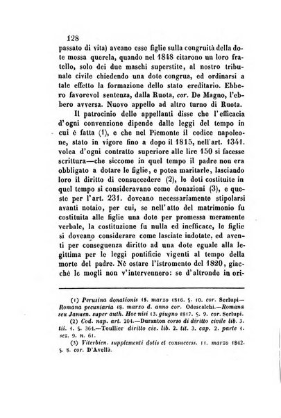 Giornale del Foro in cui si raccolgono le più importanti regiudicate dei supremi tribunali di Roma e dello Stato pontificio in materia civile