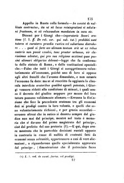 Giornale del Foro in cui si raccolgono le più importanti regiudicate dei supremi tribunali di Roma e dello Stato pontificio in materia civile