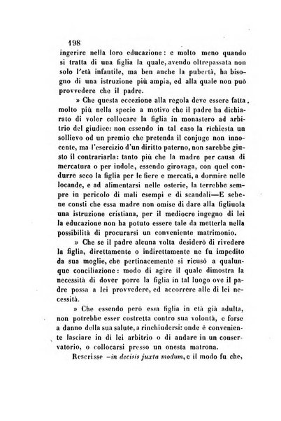 Giornale del Foro in cui si raccolgono le più importanti regiudicate dei supremi tribunali di Roma e dello Stato pontificio in materia civile