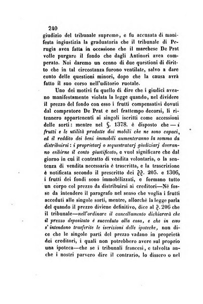 Giornale del Foro in cui si raccolgono le più importanti regiudicate dei supremi tribunali di Roma e dello Stato pontificio in materia civile