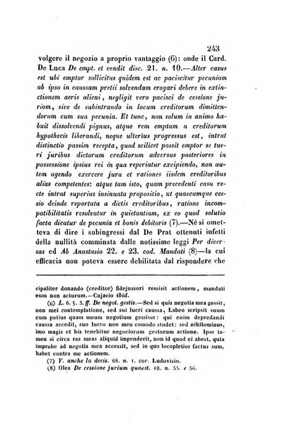 Giornale del Foro in cui si raccolgono le più importanti regiudicate dei supremi tribunali di Roma e dello Stato pontificio in materia civile