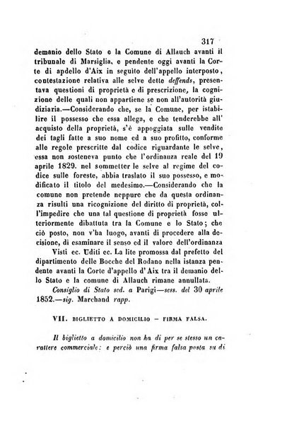 Giornale del Foro in cui si raccolgono le più importanti regiudicate dei supremi tribunali di Roma e dello Stato pontificio in materia civile