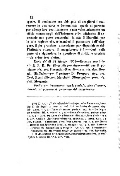 Giornale del Foro in cui si raccolgono le più importanti regiudicate dei supremi tribunali di Roma e dello Stato pontificio in materia civile