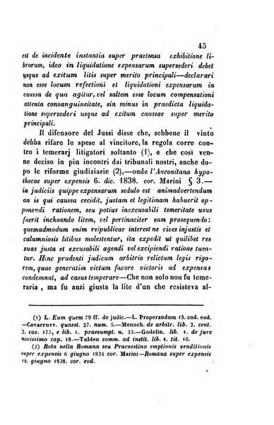 Giornale del Foro in cui si raccolgono le più importanti regiudicate dei supremi tribunali di Roma e dello Stato pontificio in materia civile