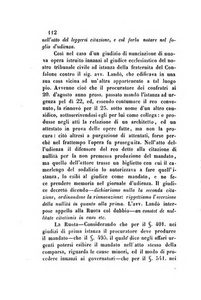 Giornale del Foro in cui si raccolgono le più importanti regiudicate dei supremi tribunali di Roma e dello Stato pontificio in materia civile