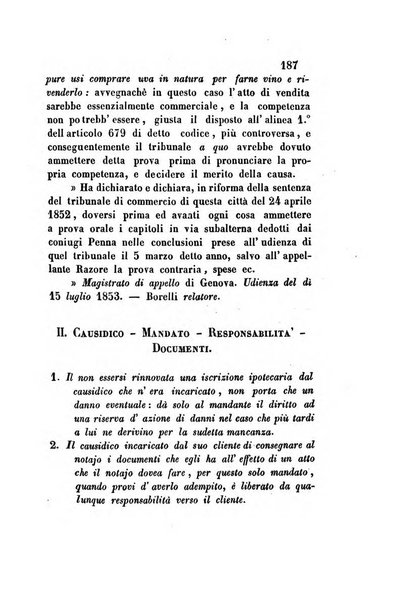 Giornale del Foro in cui si raccolgono le più importanti regiudicate dei supremi tribunali di Roma e dello Stato pontificio in materia civile