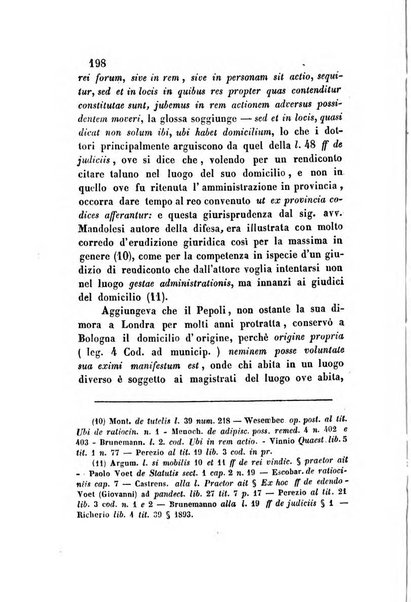 Giornale del Foro in cui si raccolgono le più importanti regiudicate dei supremi tribunali di Roma e dello Stato pontificio in materia civile