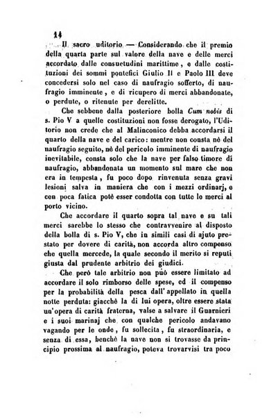 Giornale del Foro in cui si raccolgono le più importanti regiudicate dei supremi tribunali di Roma e dello Stato pontificio in materia civile