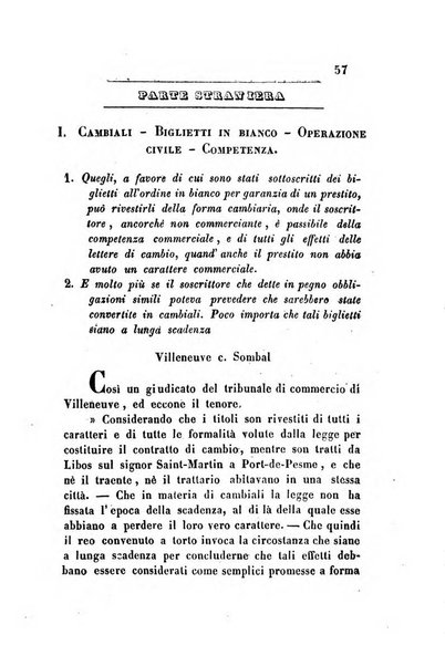 Giornale del Foro in cui si raccolgono le più importanti regiudicate dei supremi tribunali di Roma e dello Stato pontificio in materia civile