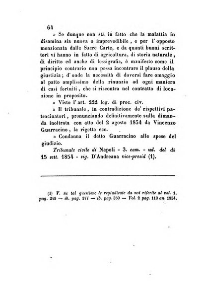 Giornale del Foro in cui si raccolgono le più importanti regiudicate dei supremi tribunali di Roma e dello Stato pontificio in materia civile