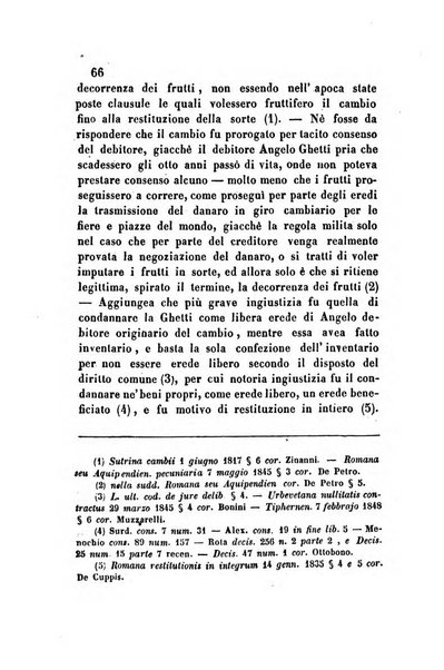 Giornale del Foro in cui si raccolgono le più importanti regiudicate dei supremi tribunali di Roma e dello Stato pontificio in materia civile