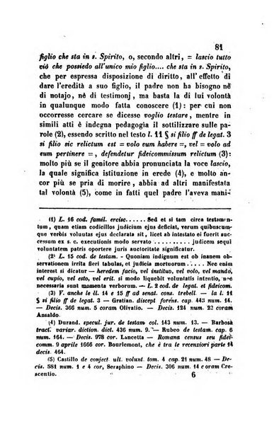 Giornale del Foro in cui si raccolgono le più importanti regiudicate dei supremi tribunali di Roma e dello Stato pontificio in materia civile