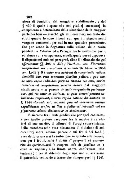 Giornale del Foro in cui si raccolgono le più importanti regiudicate dei supremi tribunali di Roma e dello Stato pontificio in materia civile