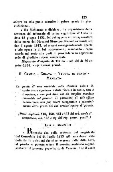 Giornale del Foro in cui si raccolgono le più importanti regiudicate dei supremi tribunali di Roma e dello Stato pontificio in materia civile