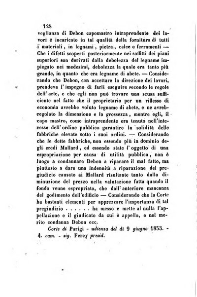 Giornale del Foro in cui si raccolgono le più importanti regiudicate dei supremi tribunali di Roma e dello Stato pontificio in materia civile