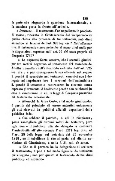 Giornale del Foro in cui si raccolgono le più importanti regiudicate dei supremi tribunali di Roma e dello Stato pontificio in materia civile