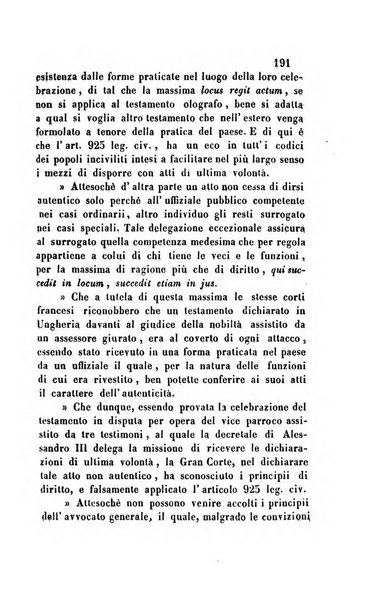 Giornale del Foro in cui si raccolgono le più importanti regiudicate dei supremi tribunali di Roma e dello Stato pontificio in materia civile