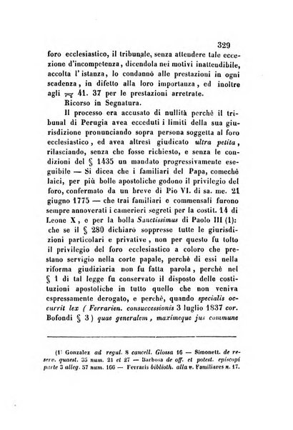 Giornale del Foro in cui si raccolgono le più importanti regiudicate dei supremi tribunali di Roma e dello Stato pontificio in materia civile