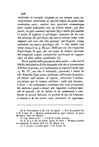 Giornale del Foro in cui si raccolgono le più importanti regiudicate dei supremi tribunali di Roma e dello Stato pontificio in materia civile