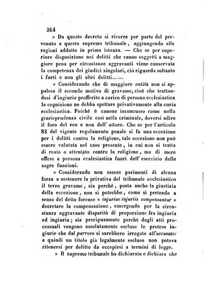 Giornale del Foro in cui si raccolgono le più importanti regiudicate dei supremi tribunali di Roma e dello Stato pontificio in materia civile