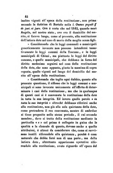 Giornale del Foro in cui si raccolgono le più importanti regiudicate dei supremi tribunali di Roma e dello Stato pontificio in materia civile