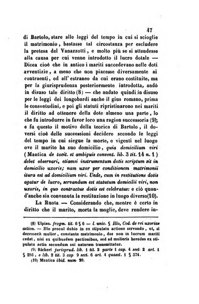 Giornale del Foro in cui si raccolgono le più importanti regiudicate dei supremi tribunali di Roma e dello Stato pontificio in materia civile