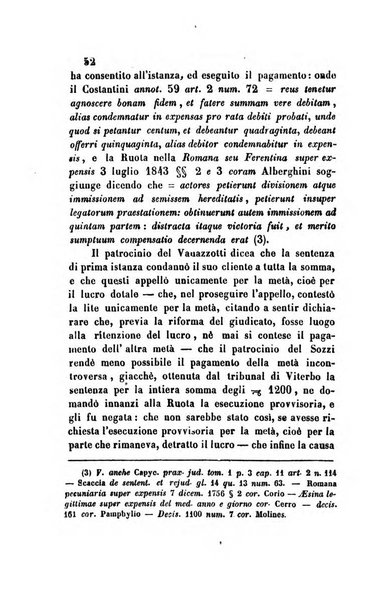 Giornale del Foro in cui si raccolgono le più importanti regiudicate dei supremi tribunali di Roma e dello Stato pontificio in materia civile