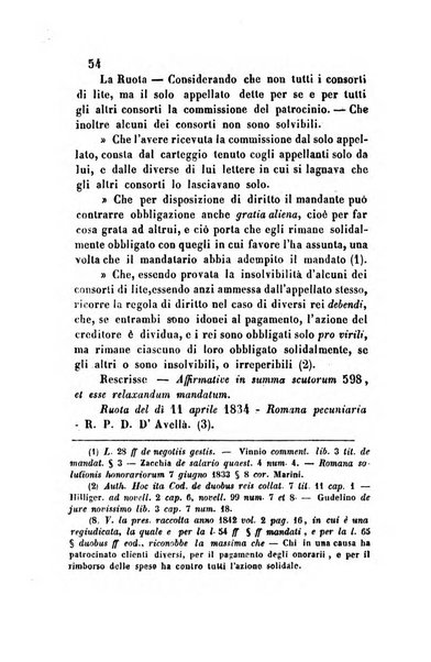 Giornale del Foro in cui si raccolgono le più importanti regiudicate dei supremi tribunali di Roma e dello Stato pontificio in materia civile