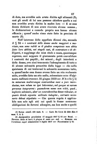 Giornale del Foro in cui si raccolgono le più importanti regiudicate dei supremi tribunali di Roma e dello Stato pontificio in materia civile